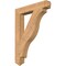Ekena Millwork Funston Arts & Crafts Smooth Bracket, Western Red Cedar, 5 1/2"W x 36"D x 48"H BKT06X36X48FST03SWR - alternate 1